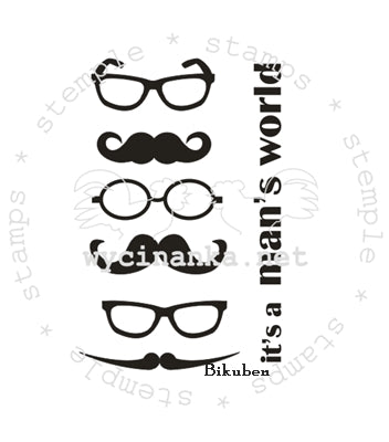 Wycinaka - Clearstamps - It's a Man's World