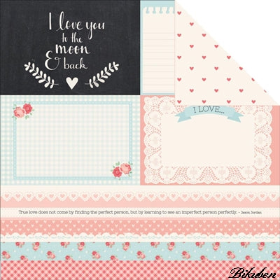 KaiserCraft - XO - Deeply 12x12"