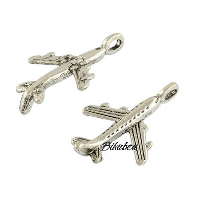 Charms - Antique Silver - Air Plane