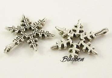 Charms - Silver - Snowflake