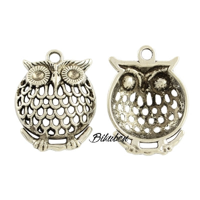 Charms - Antique Silver - Ugle