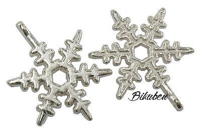 Charms - Antique Silver - Snøkrystall