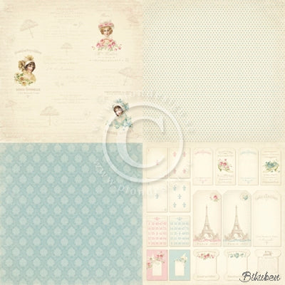 Pion Design - Paris Flea Market - Parisian Ladies 6x6 tum