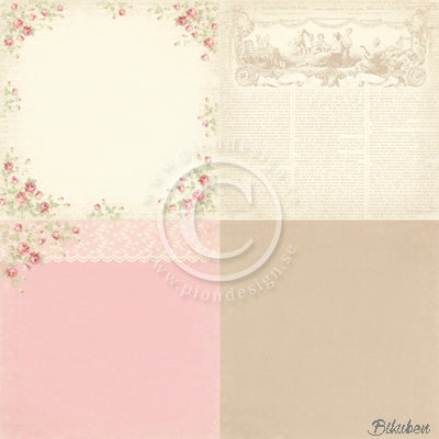 Pion Design - Paris Flea Market - Rose Du Jardin 6x6 tum