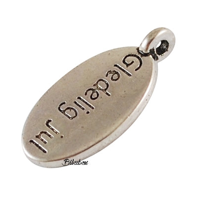 Charms - Antique Silver - Pendant - Gledelig Jul