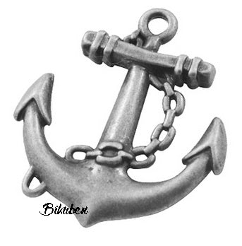 Charms - Antique Silver - Anker