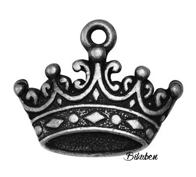 Charms - Antique Silver - Krone