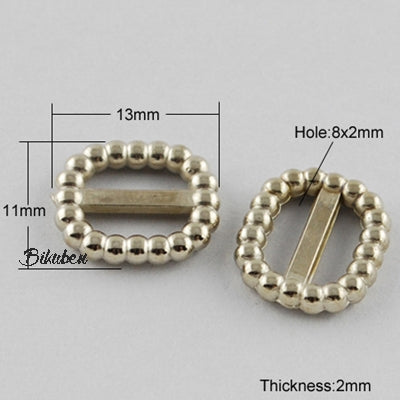 Charms - Antique Silver - Bouble Buckles