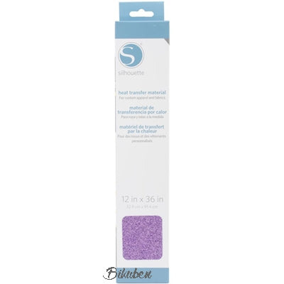 Silhouette - Heat Transfer - Glitter - Lavender