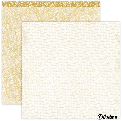 Papirdesign - Hell & Lykke - Sammen for alltid, Beige 12x12"