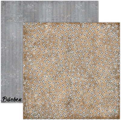 Papirdesign - Hell & Lykke - Ballbinge 12x12"