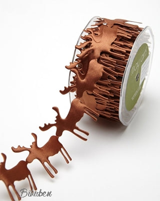 May Arts - Satin Cut Outs Ribbon - Moose METERSVIS
