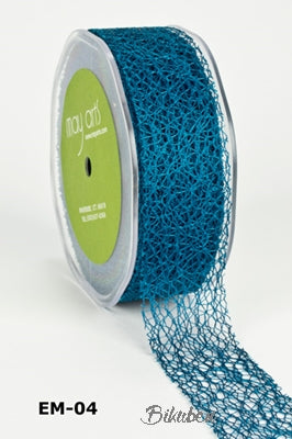 May Arts - Net Ribbon - Teal - METERSVIS
