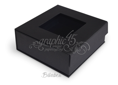 Graphic45 - Mixed Media Box - Black