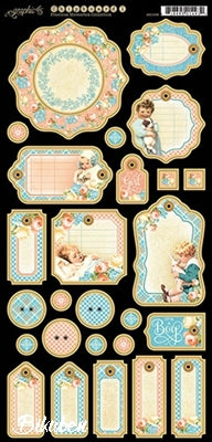 Graphic45 - Precious Memories - Journaling Chipboard