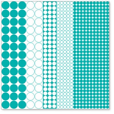 Hambly: Mod Circles, Teal Overlay