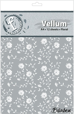Ruby Rock-it - Vellum - A4 - Floral