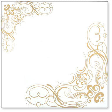 Hambly: Corner Flourishes, Gold Overlay