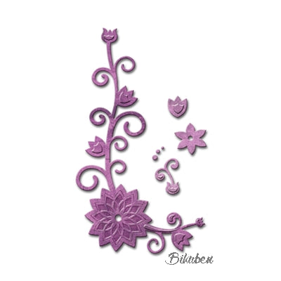 Spellbinder - D-Lites - Floral Corner 2