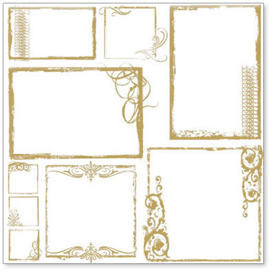 Hambly: Urban Chic Frames, Gold Overlay