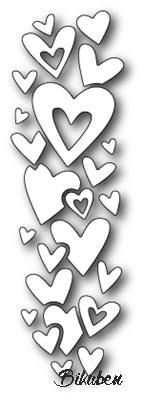 Memory Box - Heart Waterfall Die