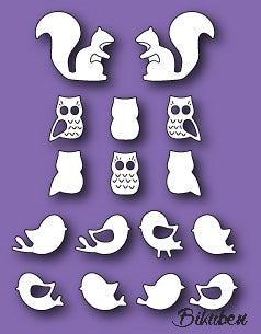 Memory Box - Open Studio - Forest Neighbors Dies