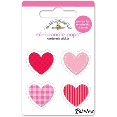 Doodlebug - Doodlepops - Be mine Stickers