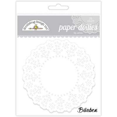 Doodlebug - Paper Doilies - Lily White