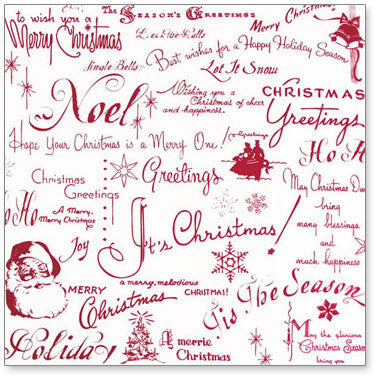 Hambly: Vintage Christmas, Red Overlay