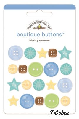 Doodlebug Boutique Buttons Baby Boy