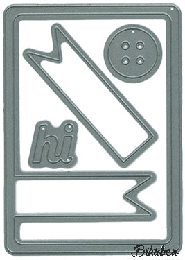 Technique Tuesday - DIY Steel Die - Hi Banner Card