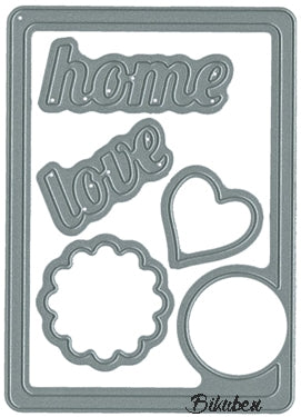 Technique Tuesday - DIY Steel Die - Home Circle Card