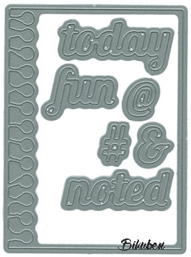 Technique Tuesday - DIY Steel Die - NoteBook Card