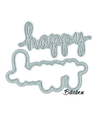 Technique Tuesday - DIY Steel Die - Say it - Happy