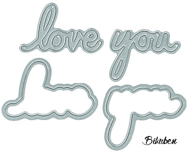 Technique Tuesday - DIY Steel Die - Say it 2 - Love You