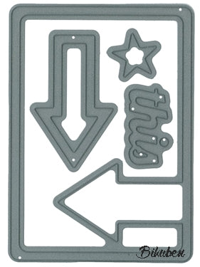 Technique Tuesday - DIY Steel Die - This Arrow Card