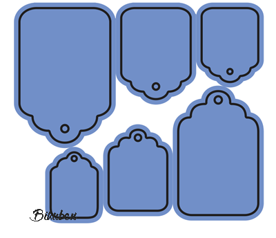 Cheery Lynn - Mini Tags 2 Dies