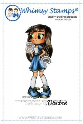 Whimsy Stamps - Cling Mount - Swishy Skirt