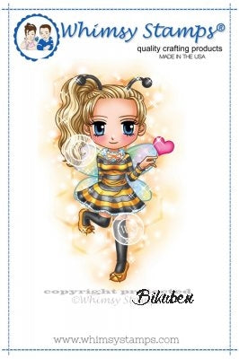 Whimsy Stamps - Cling Mount - Love Buzz