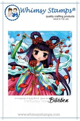 Whimsy Stamps - Cling Mount - Asian Beauty