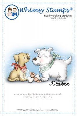 Whimsy Stamps - Cling Mount - Doggie Gift