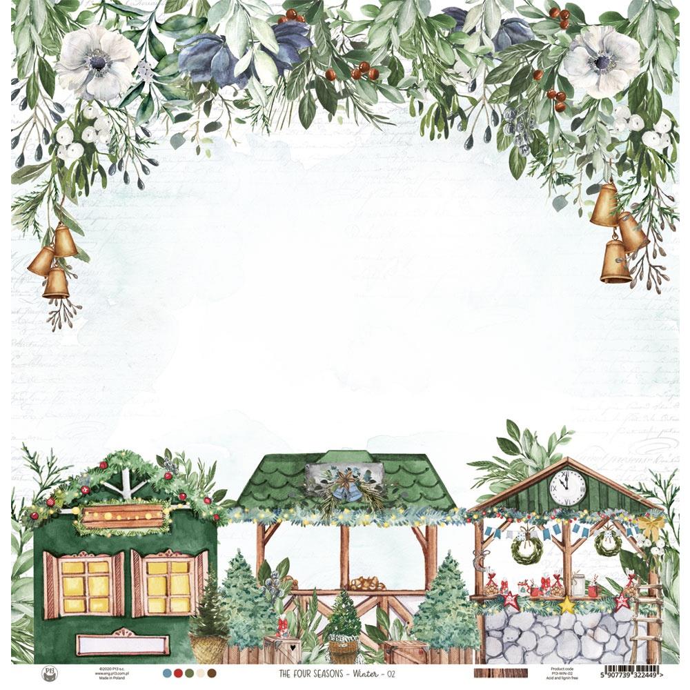 P13 - The Four Seasons Winter #02 - Paper 12 x 12"