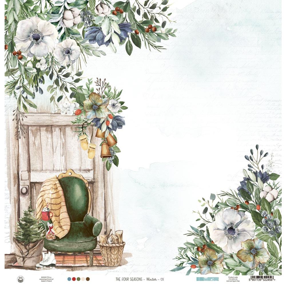 P13 - The Four Seasons Winter #03 - Paper 12 x 12"