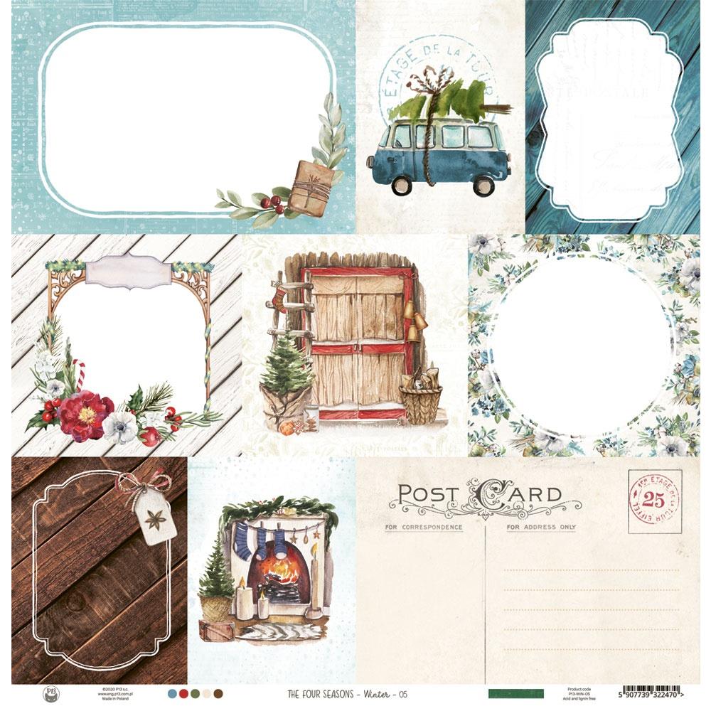 P13 - The Four Seasons Winter #05 - Paper 12 x 12"