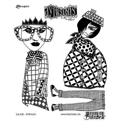 Dylusions - Escape - Stamps