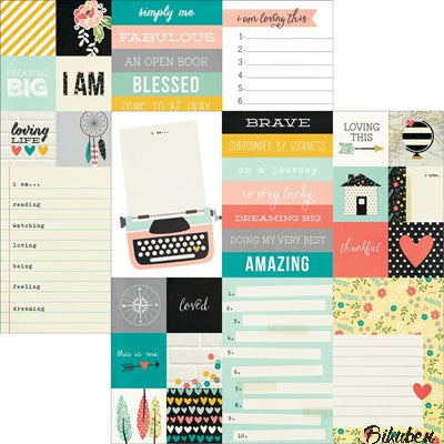 Simple Stories - I am - Elements 2x2,4x6 - 12x12"