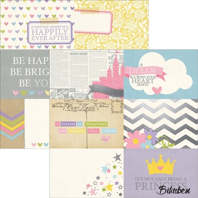 Simple Stories - Enchanted - Journal Elements 6x4" Foil - 12x12"