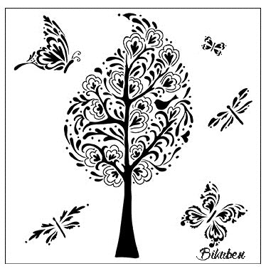 The Crafter's Workshop - Whimsey Garden Template 6x6"