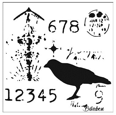 The Crafter's Workshop - Ravenscape Template 6x6"