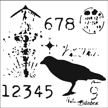 The Crafter's Workshop - Ravenscape Template 12x12"